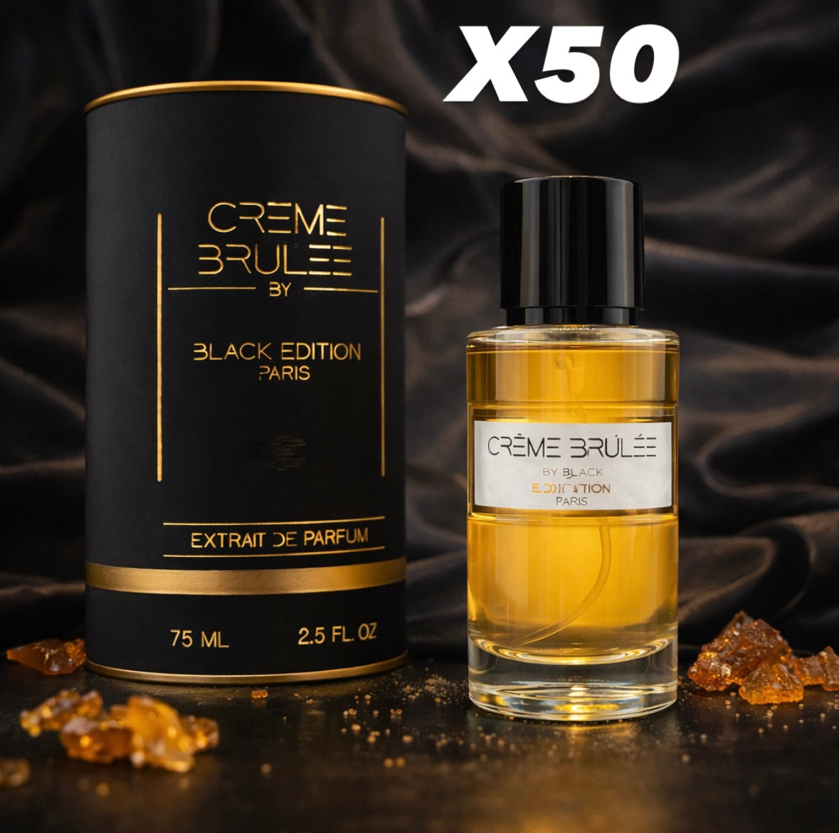 Crème brûlée - Lot de 50 parfums (7€/l’u)