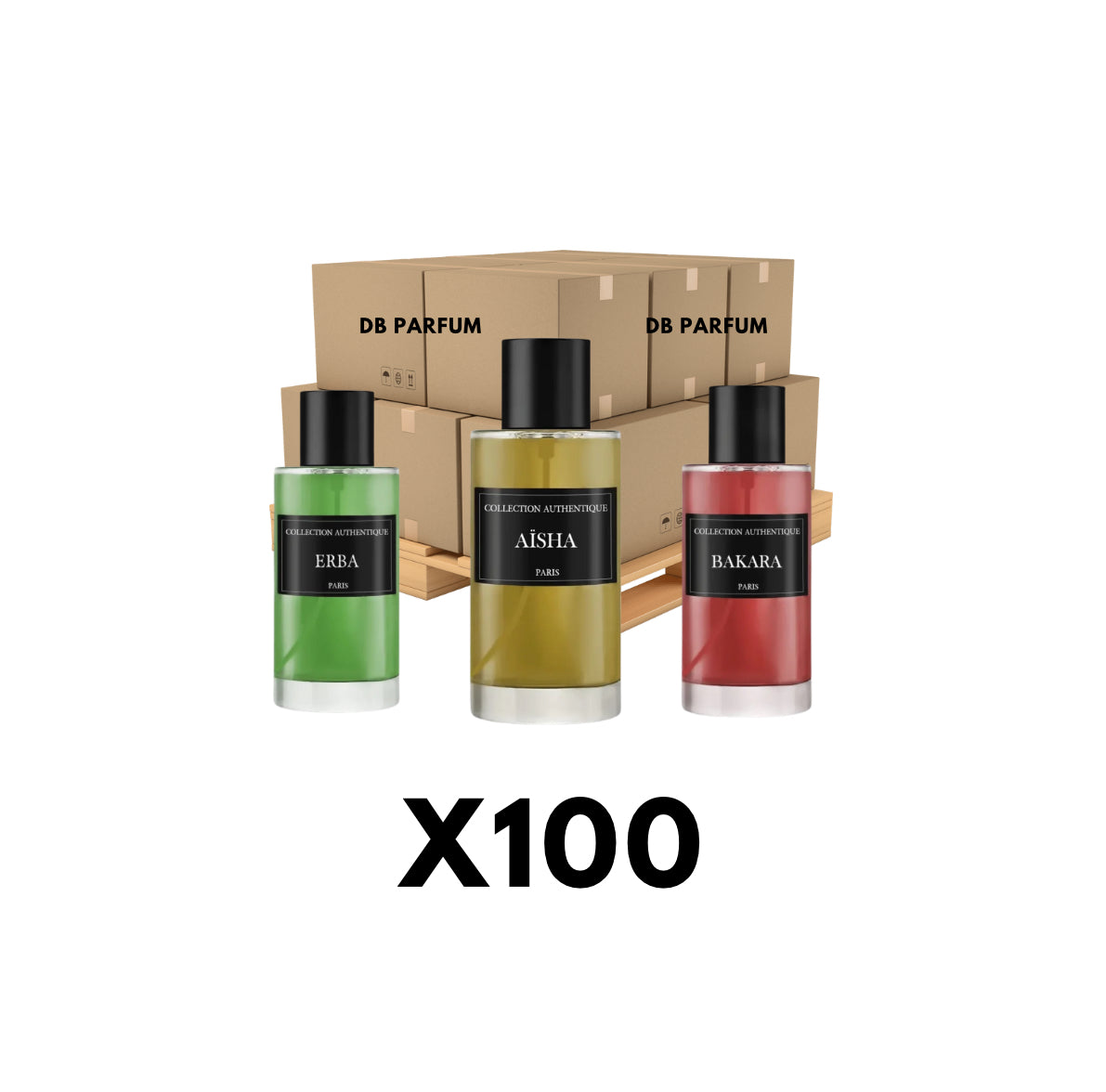 LOT DE 100 PARFUMS