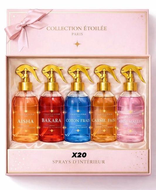 Lot de 20 spray textile - Collection étoilée
