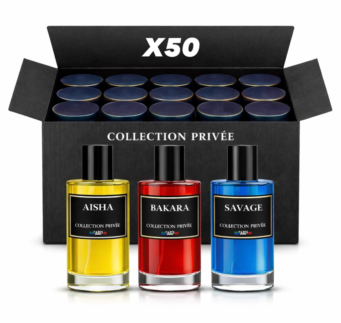 LOT DE 50 PARFUMS - COLLECTION PRIVÉE